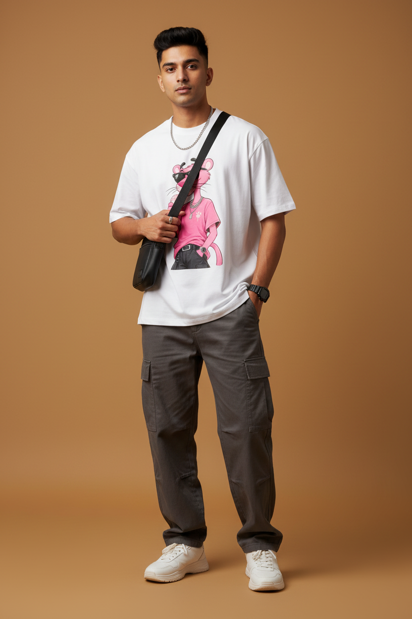 Pink-panther unisex standard crew T-Shirt