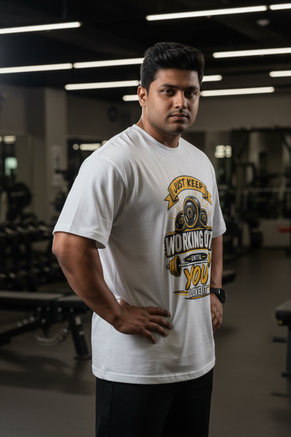 Keep Working Out Unisex Classic Crew T-Shirt